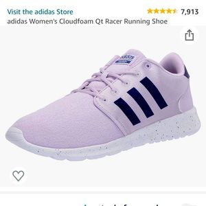 Adidas Woman’s Cloudfoam QT racer shoe- purple/blue- size 9